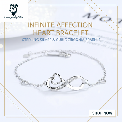 Infinite Affection Heart Bracelet Banner