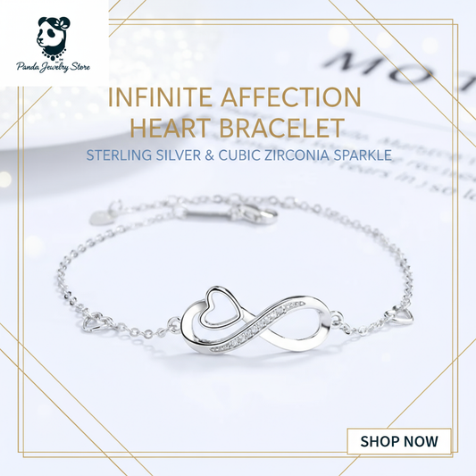 Infinite Affection Heart Bracelet Banner
