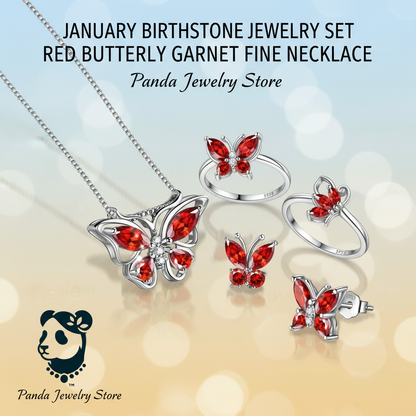 January Birthstone Jewelry Set Banner