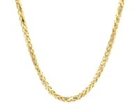 🩷14k Yellow Gold Diamond Cut Round Franco Chain (3.20 mm)