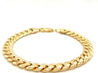 🌟10k Yellow Gold Light Miami Cuban Bracelet (8.00 mm)