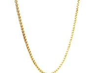 🌟14k Yellow Gold Solid Round Box Chain (1.6 mm)