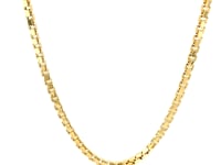 🍒14k Yellow Gold Semi Solid Box Chain (2.5 mm)
