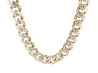 14k Two Tone Gold Miami Cuban Chain_video
