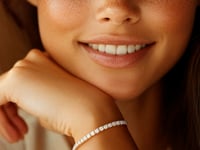 ✨Lab Grown Round Diamond Tennis Bracelet in 14k Yellow Gold(5 cctw  F/G  VS2/SI1)