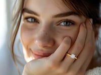 ❄️1 Carat Cushion Lab Grown IGI G/VS1 Diamond Solitaire Ring in 10K Yellow Gold