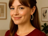 🍷14K Yellow Gold Polished Large Bead Hoop Earrings