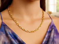💎14k Yellow Gold French Cable Link Chain (4.80 mm)