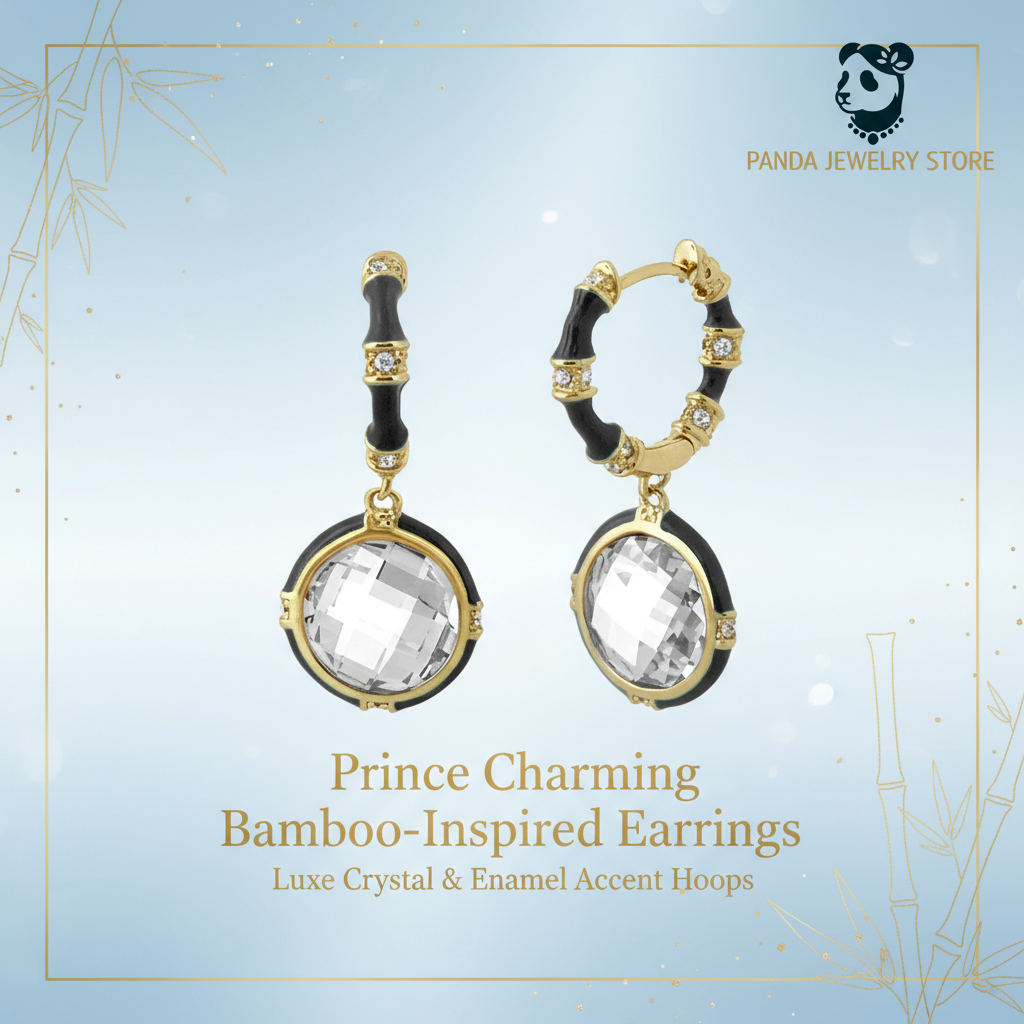 Prince Charming Bamboo-Inspired Earrings Promotional Banner